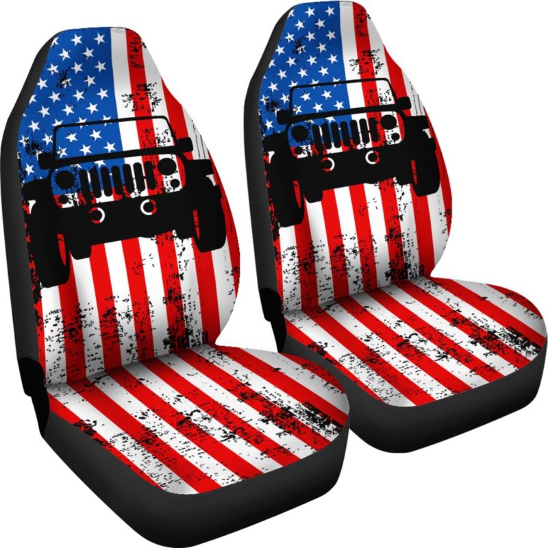 Jeep USA Car Seat Covers (set of 2)