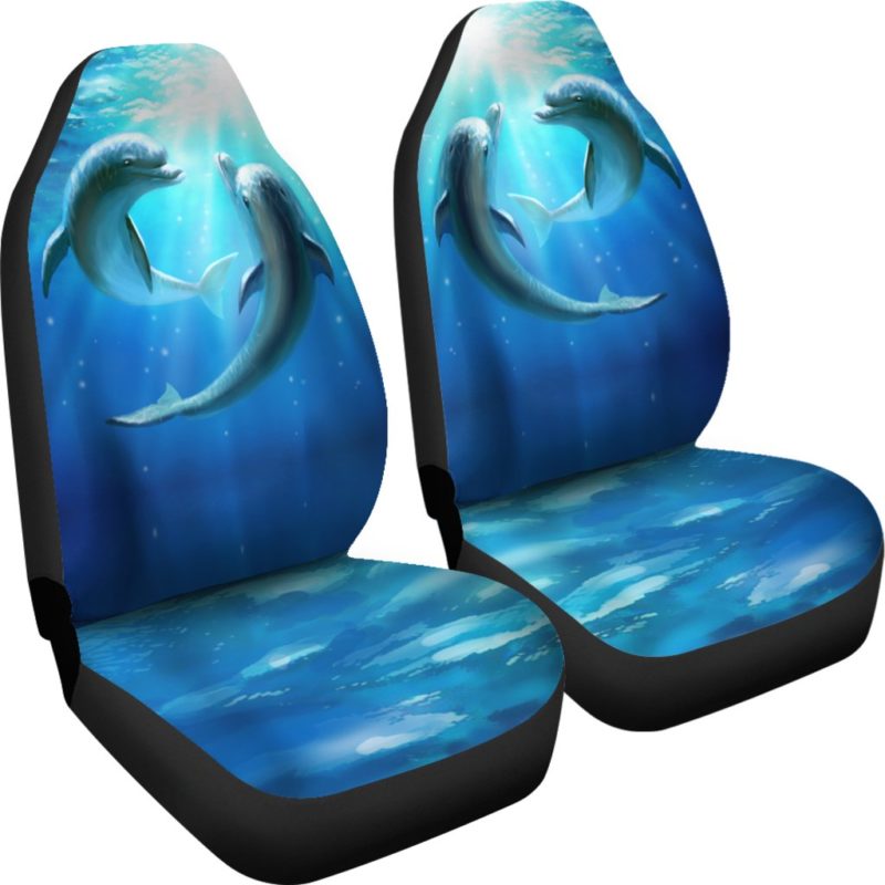 Dolphin Love Car Seat Covers (set of 2)