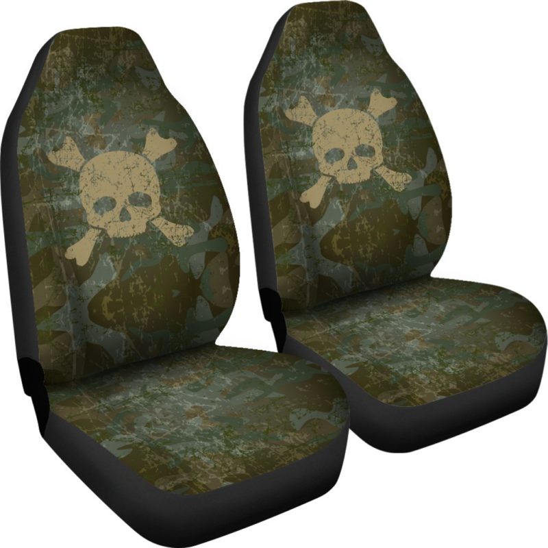Skull & Crossbones Car Seat Covers (set of 2)