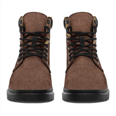 Brown Bohemian Elephant All-Season Leather Boots