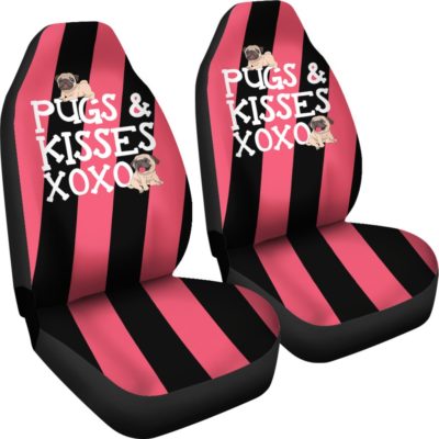 Pugs N Kisses Car Seat Covers (set of 2)