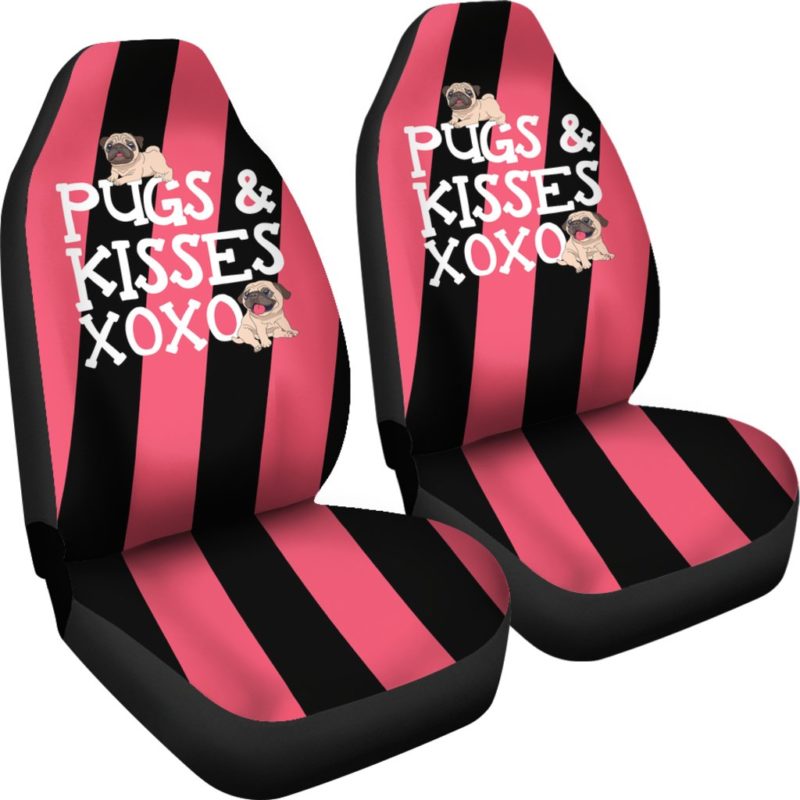 Pugs N Kisses Car Seat Covers (set of 2)