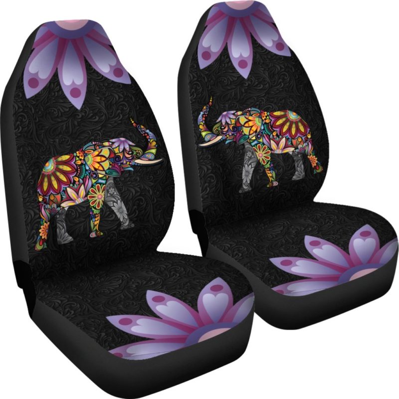 Spiritual Elephant Car Seat Covers (set of 2)