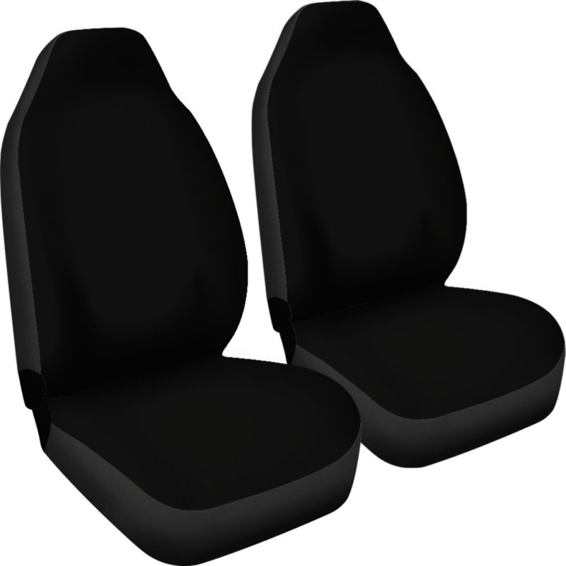 Plain Black Car Seat Covers (set of 2)