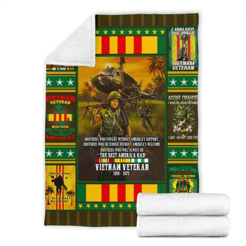 Vietnam Veteran - Premium Blanket