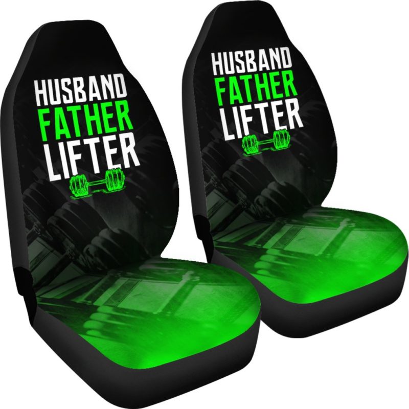 Husband Father Lifter Car Seat Covers (set of 2)