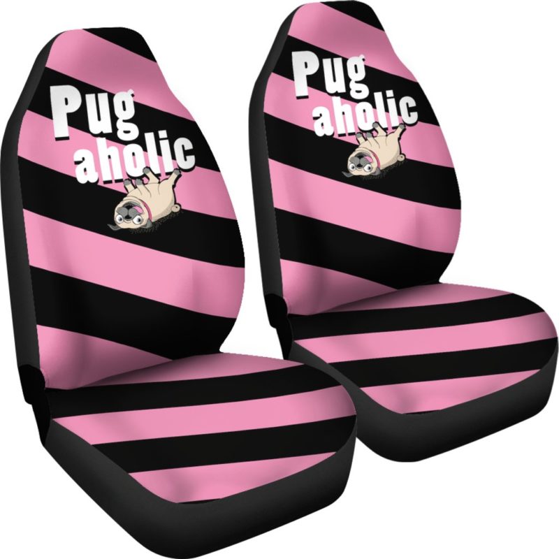 Pugaholic Car Seat Covers (set of 2)