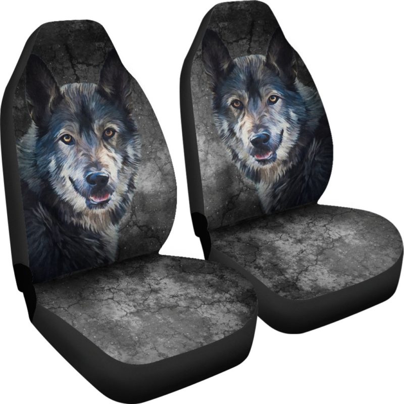 Wild Wolf Car Seat Covers (set of 2)