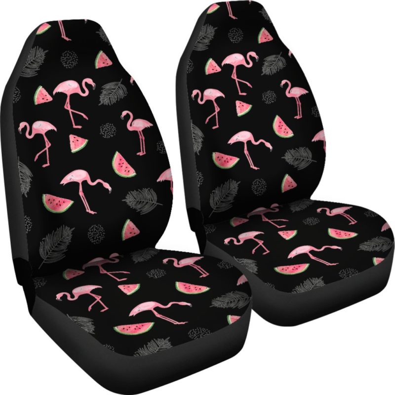 Flamingo Love Car Seat Covers (set of 2)