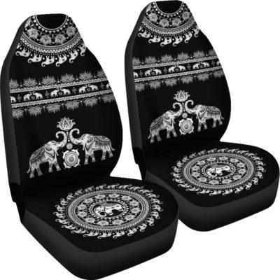 Elephant Mandala - Car Seat Covers (set of 2)