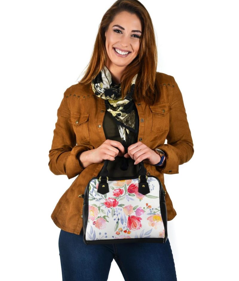 Watercolor Floral Handbag
