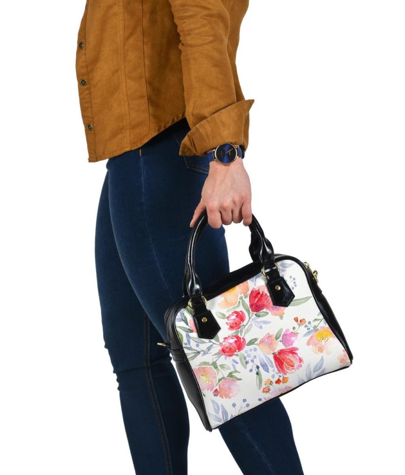 Watercolor Floral Handbag