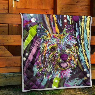 Cairn Terrier Premium Quilt - Dean Russo Art Bedding Set