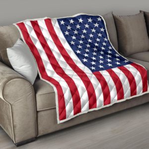 USA Flag Design Premium Quilt Bedding Set