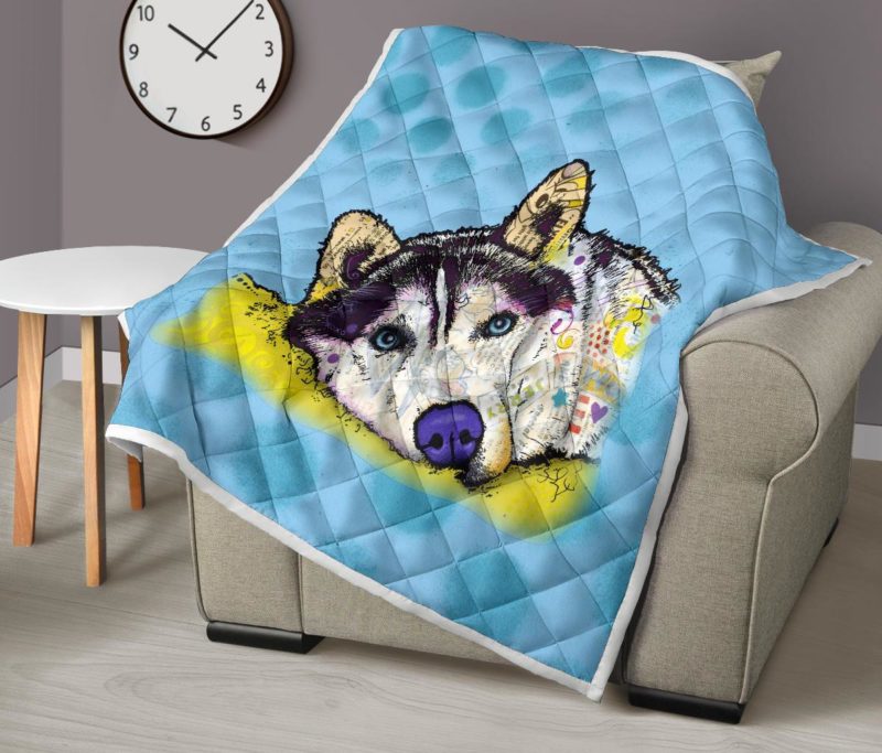 Husky Premium Quilt - Dean Russo Art Bedding Set