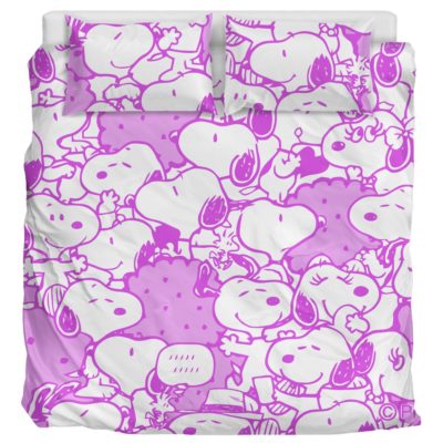 Purple Snoopy - Bedding Set Bedding Set