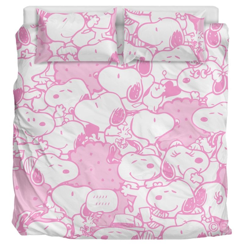 Pink Snoopy - Bedding Set Bedding Set