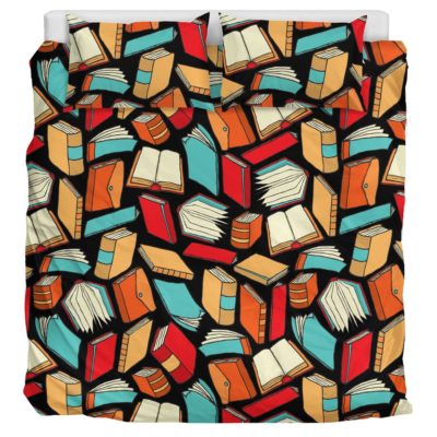 Book Lovers Pattern - Bedding Set Bedding Set