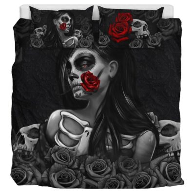 Day of the Dead & Roses - Bedding Set Bedding Set