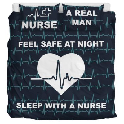 Sleep With Nurse White - Bedding Set Bedding Set