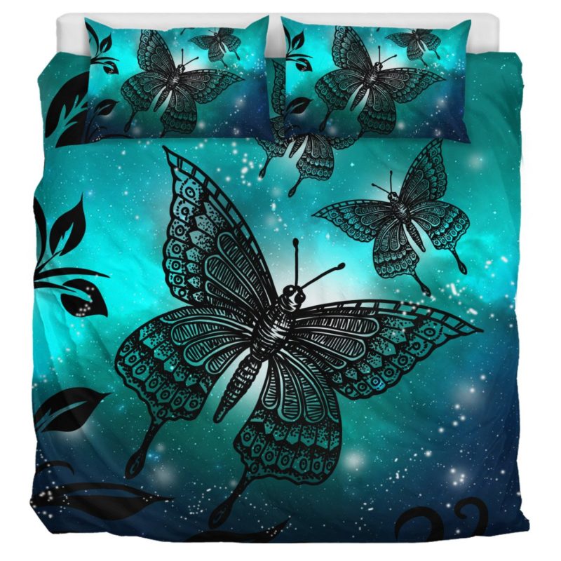 Magic Butterflies - Green - Bedding Set Bedding Set