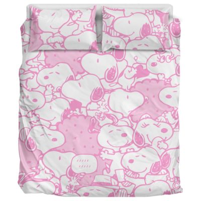 Pink Snoopy - Bedding Set Bedding Set