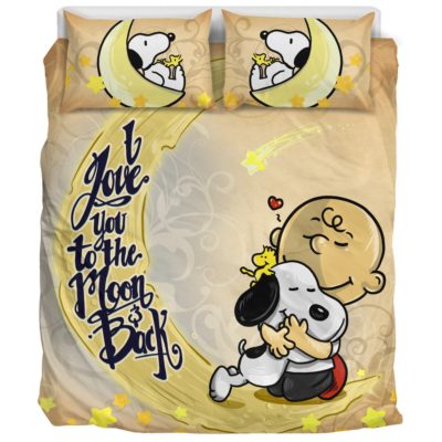 Love Snoopy to the Moon & Back - Bedding Set Bedding Set