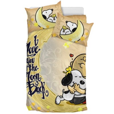 Love Snoopy to the Moon & Back - Bedding Set Bedding Set
