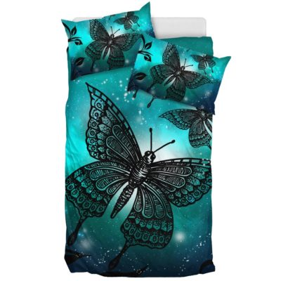 Magic Butterflies - Green - Bedding Set Bedding Set