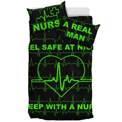 Sleep With Nurse Green - Bedding Set Bedding Set