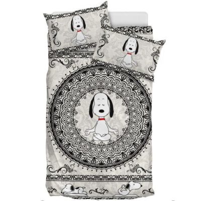 Yoga Snoopy - Bedding Set Bedding Set