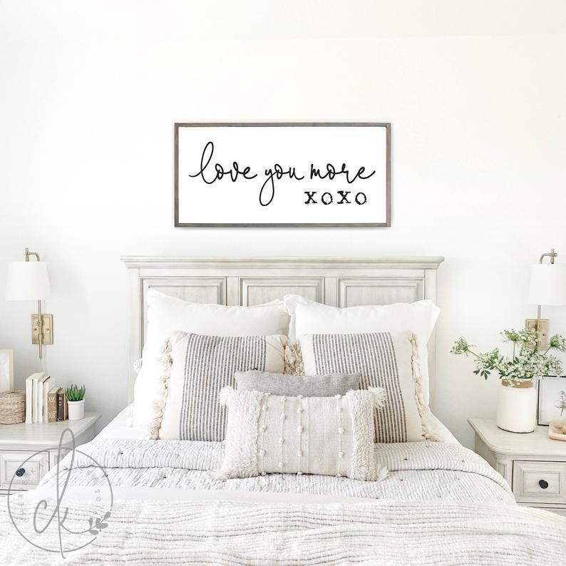 Poster Canvas - I love you xoxo - Valentine gift for her/him - unframe Poster Canvas