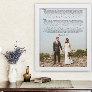 Couple picture for Wedding - Customize Poster Canvas