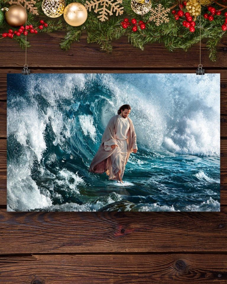 Jesus Walk With Me - Matte Canvas, religious gifts for all,