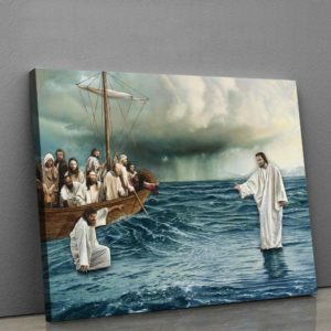 Save Me Hand Of God - Matte Canvas, for christian