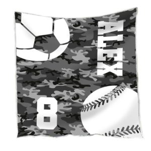 Personalized Softball Baseball Soccer Blanket Perfect  Son