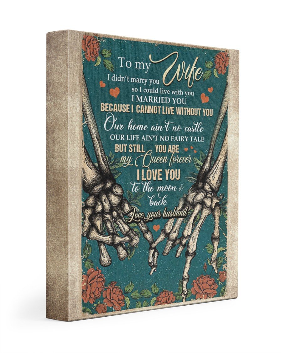 Personalized Poster Canvas You Are My Queen Great Gift for Wife Wedding Gift
