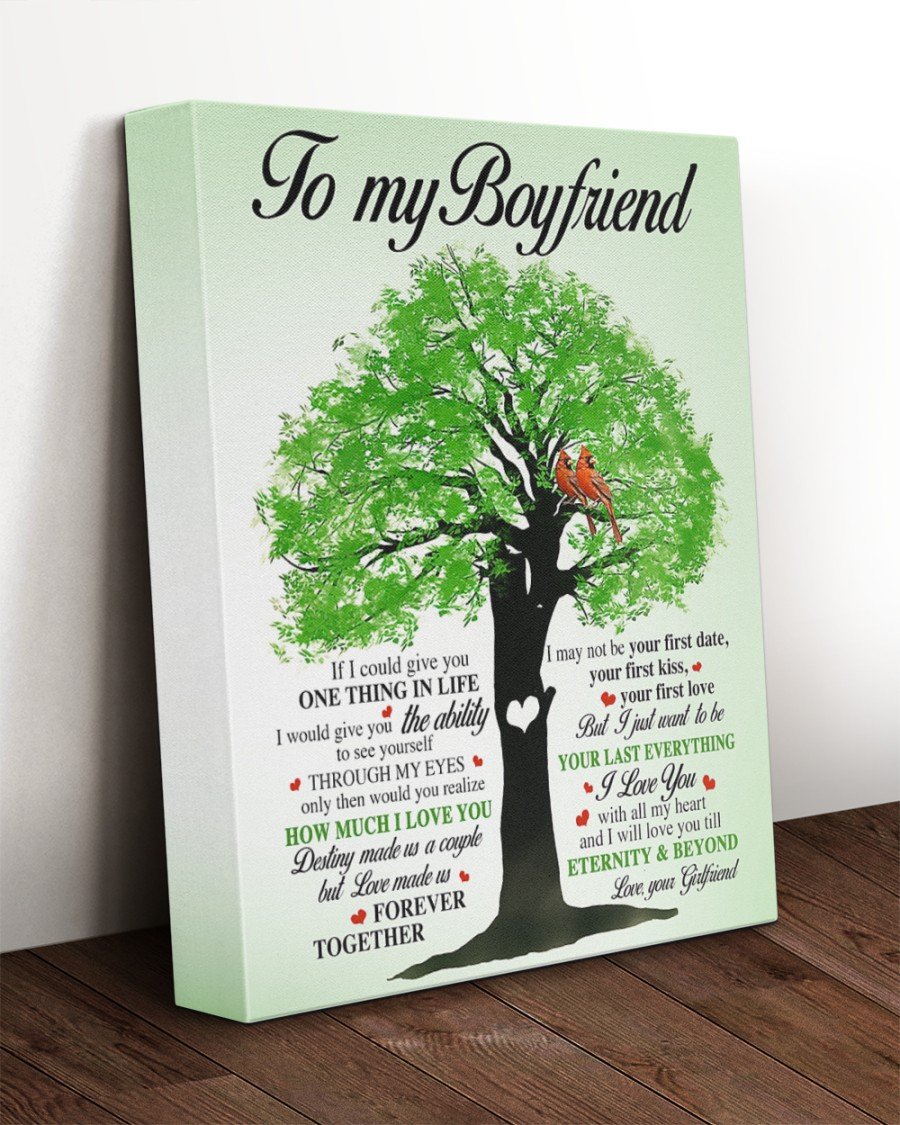 Personalized Poster Canvas Gift To Boyfriend How Much I Love You Valentine Gift