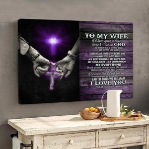Personalized Gift for Wife Poster Canvas from Husband Prints God Valentine Anniversary Gifts