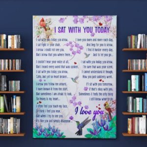 Gift for Husband Poster Canvas From Wife Bird Butterfly Gifts