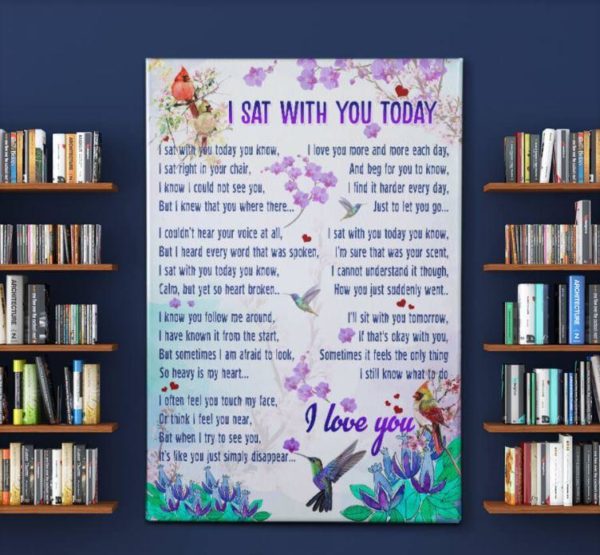 Gift for Husband Poster Canvas From Wife Bird Butterfly Gifts