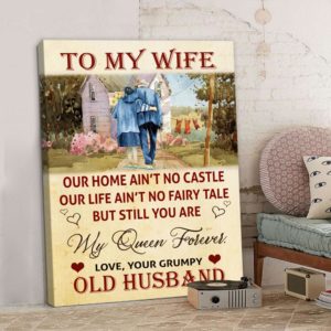 Anniversary Wife Our Home Ain't No Castle Canvas