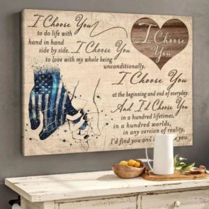 Gift for Husband Poster Canvas from Wife Prints Love A Police Gifts