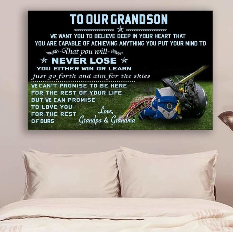 Custom Family Lacrosse Canvas Prints Wall Art