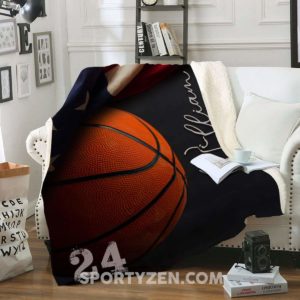 Basketball Flag Custom Blankets With Name #0303l