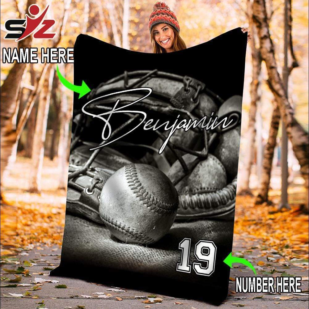 Custom Blanket Baseball and Softball Stuff #231119V