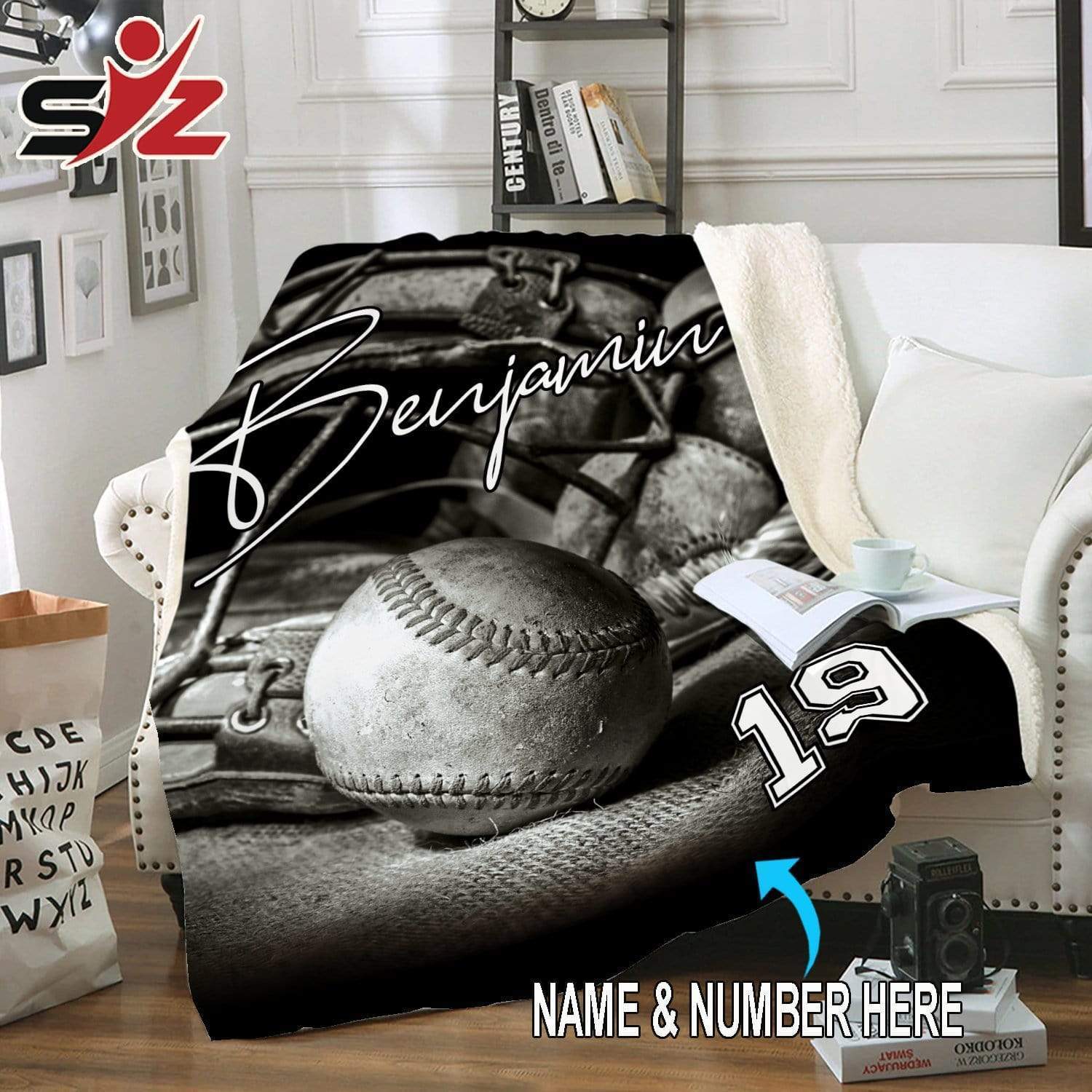 Custom Blanket Baseball and Softball Stuff #231119V