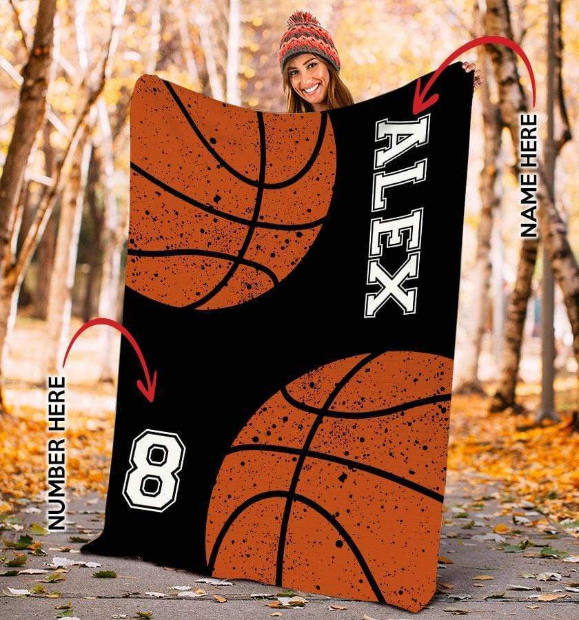 Custom blanket Basketball with Ball #2002L