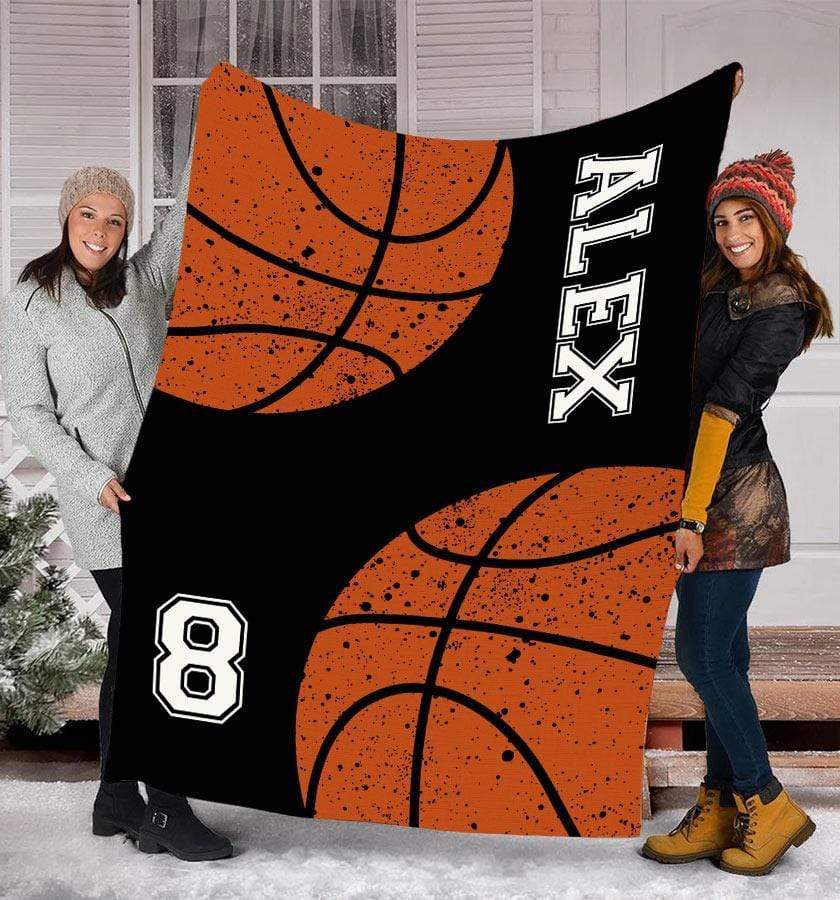 Custom blanket Basketball with Ball #2002L