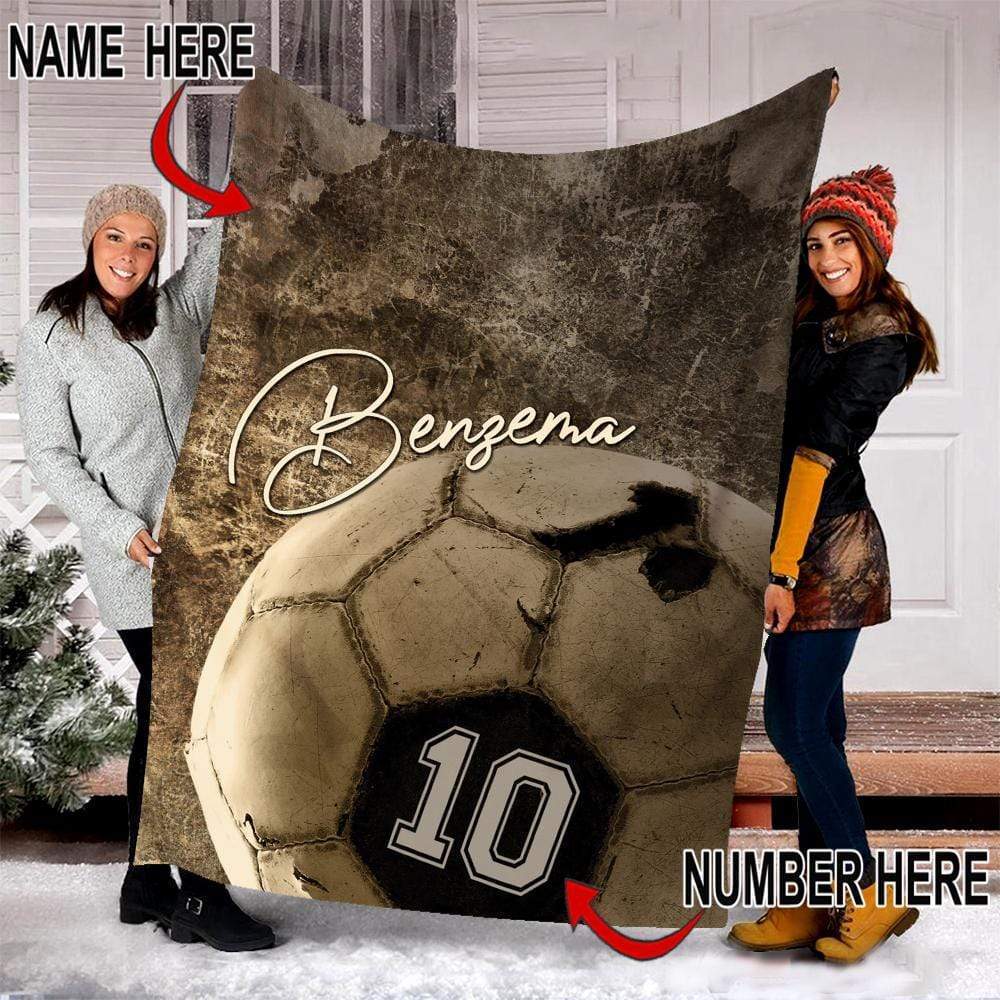Custom Blanket Old Soccer Ball #051219V